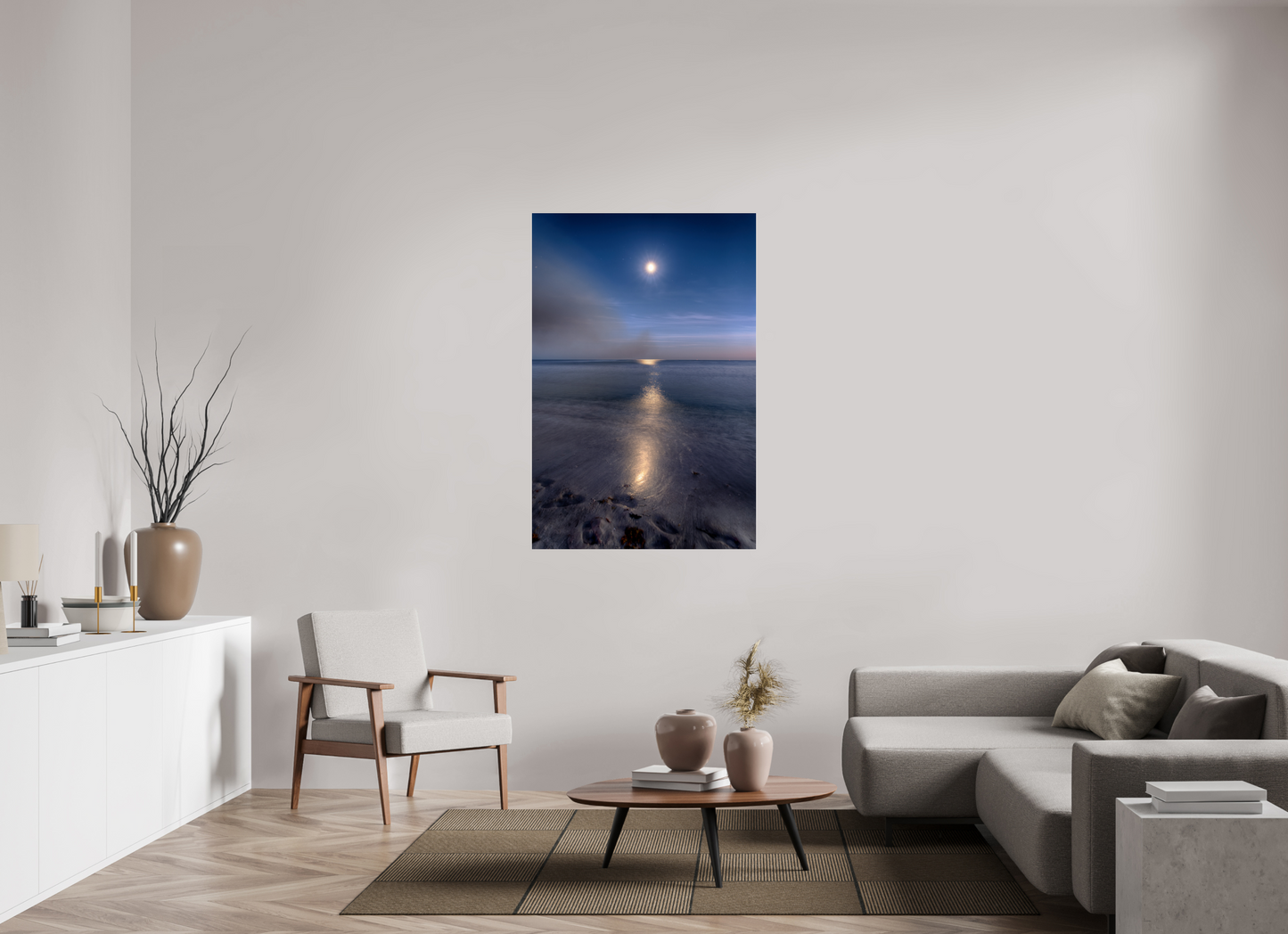 36 x 54″, Photo Print Under Acrylic Glass Moon Walk