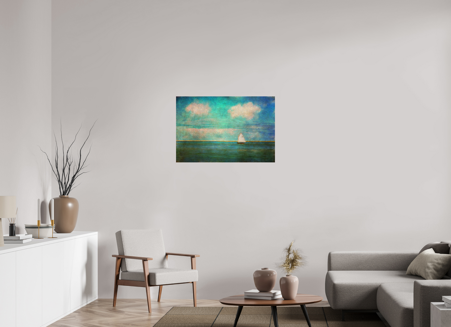 36 x 24″, Photo Print Under Acrylic Glass Pleasant Bay Sail