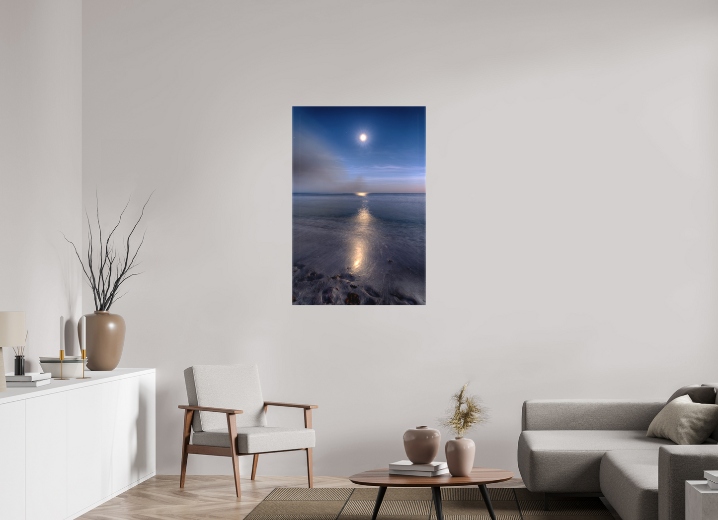 30 x 45″, Matt Canvas Giclee Moon Walk