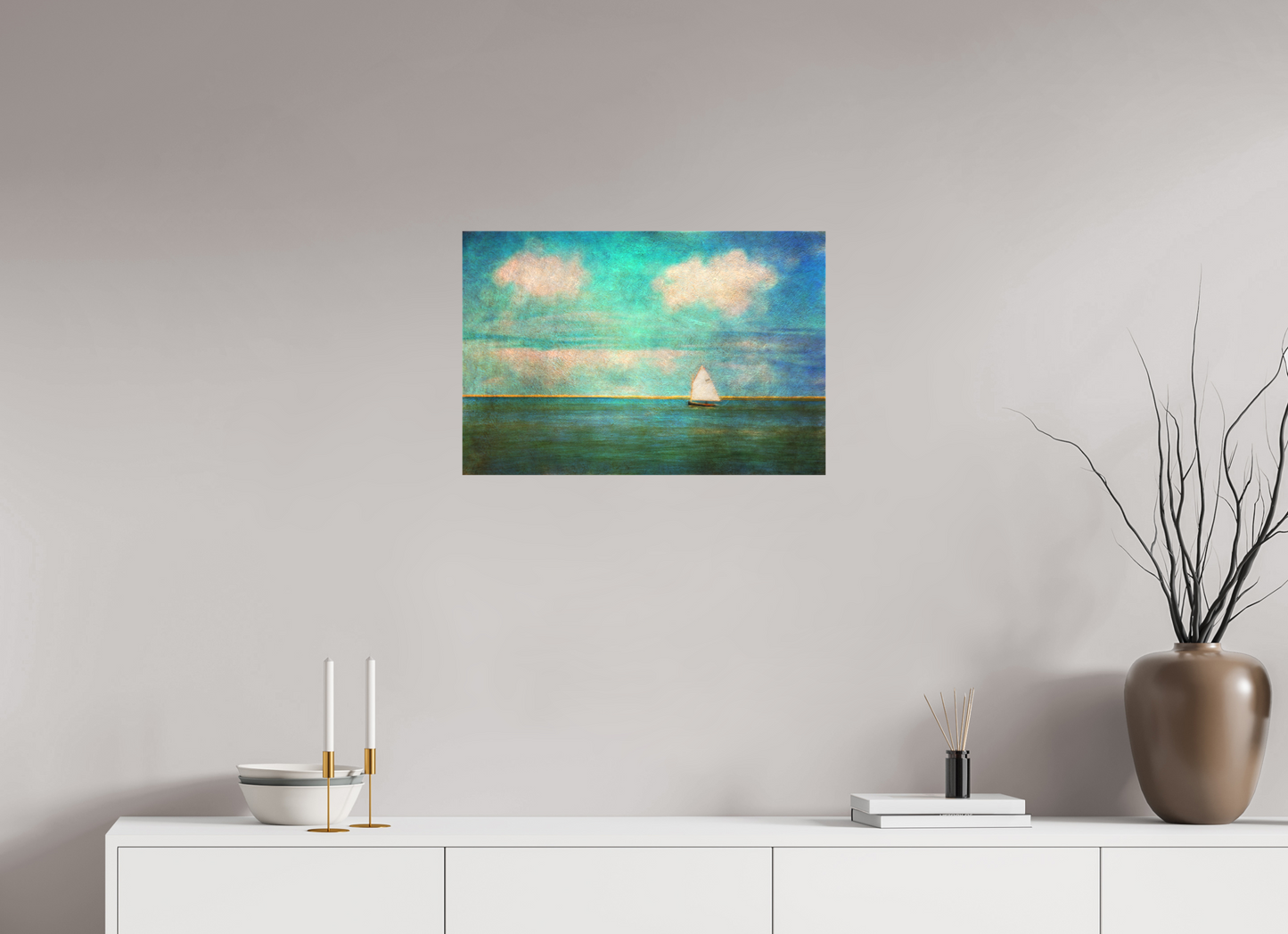 24 x 16″, Matt Canvas Giclee Pleasant Bay Sail