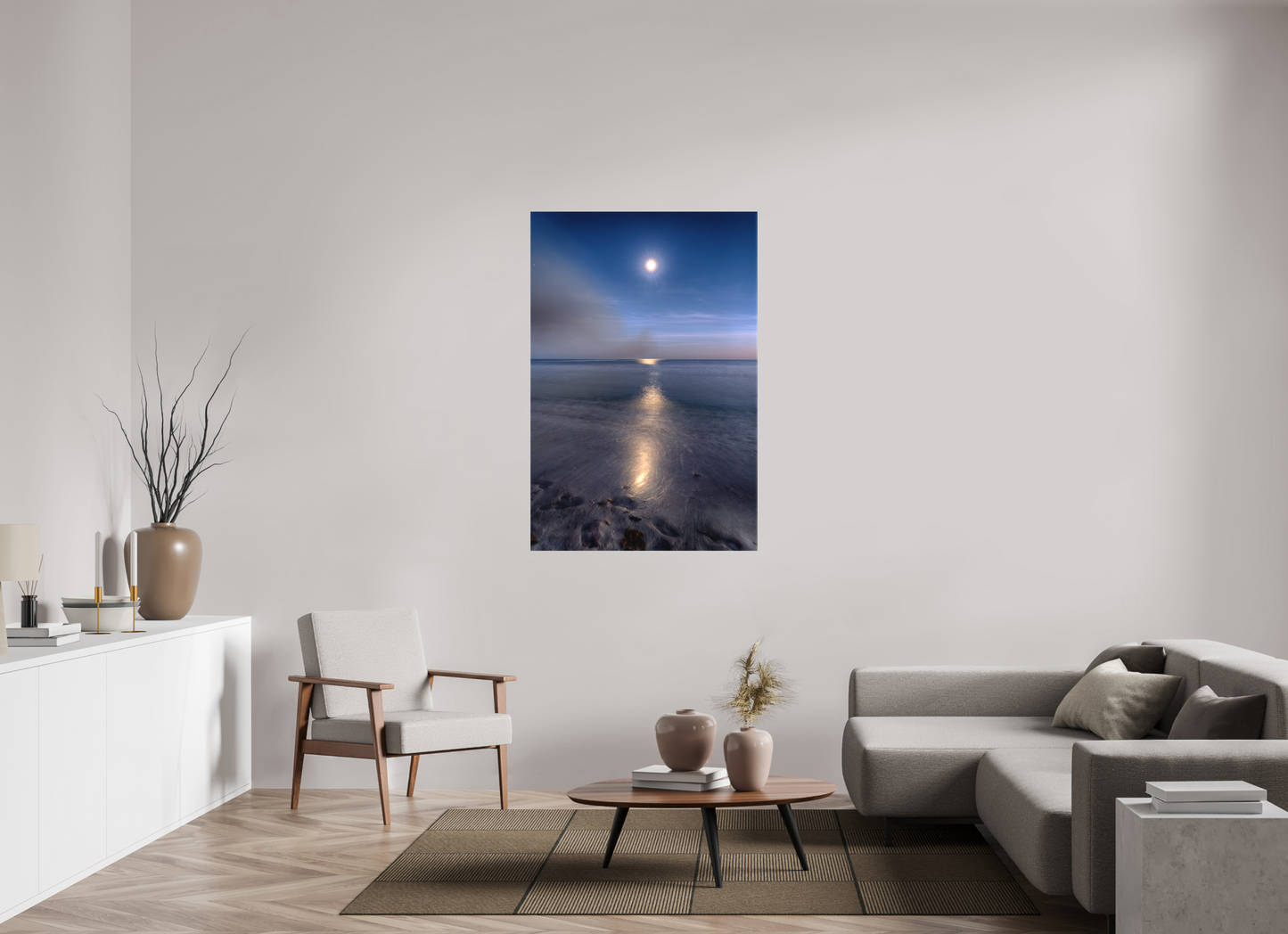 36 x 54″, Matt Canvas Giclee Moon Walk