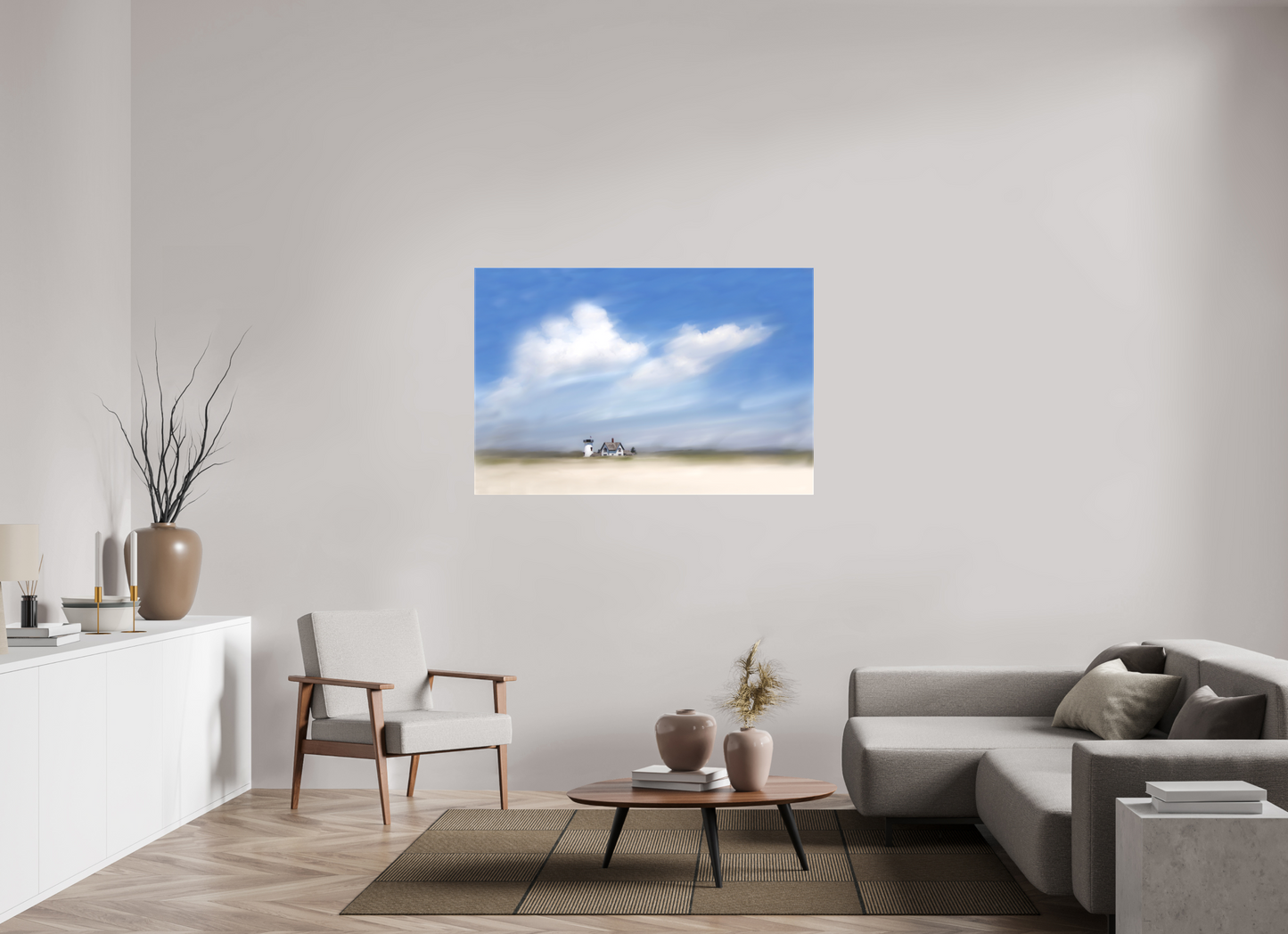 54 x 36″, Matt Canvas Giclee Stage Harbor, Chatham, Massachusetts