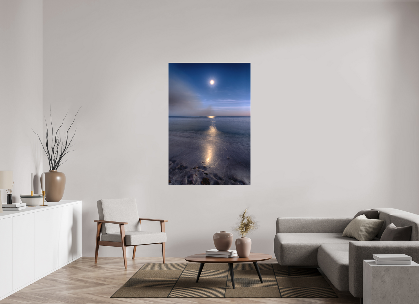40 x 60″, Matt Canvas Giclee Moon Walk