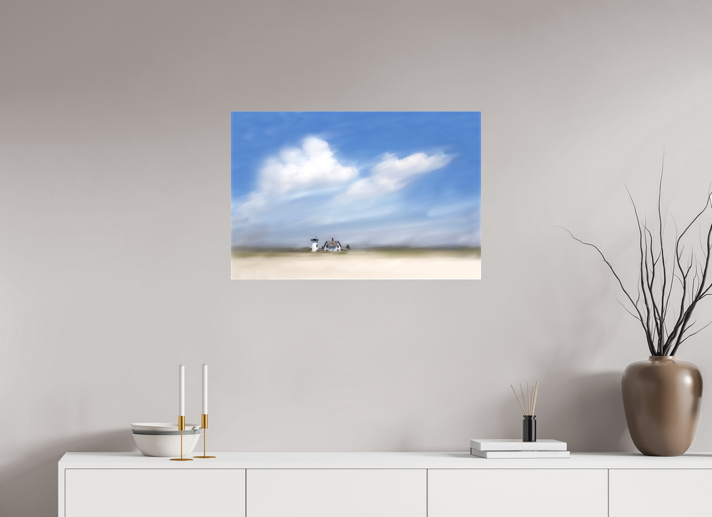 30 x 20″, Matt Canvas Giclee Stage Harbor, Chatham, Massachusetts