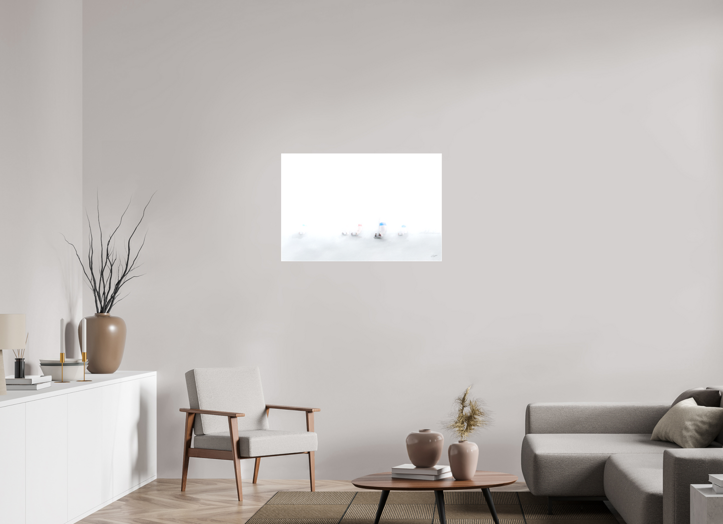 36 x 24″, Matt Canvas Giclee 1 Skiff, 2 Skiff, Red Skiff, Blue Skiff