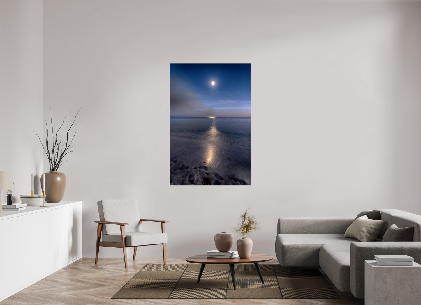 40 x 60″, Photo Print Under Acrylic Glass Moon Walk